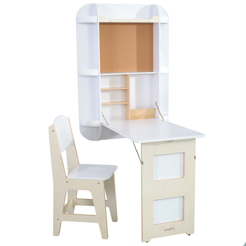 KidKraft Arches Floating Wall Desk & Chair & Reviews Wayfair